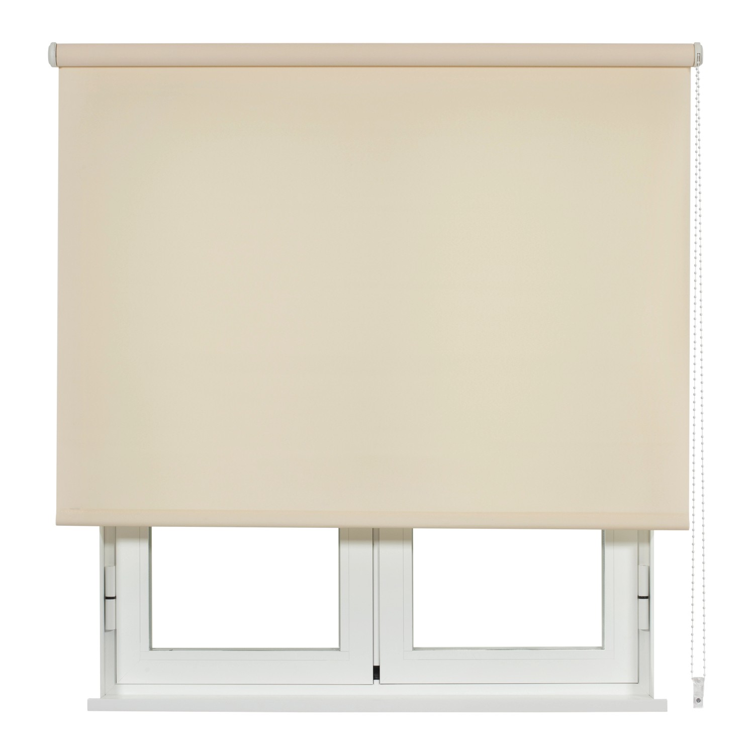 Viewtex Seitenzugrollo Lichtdurchlässig Basic Beige 105 x 250 cm günstig online kaufen