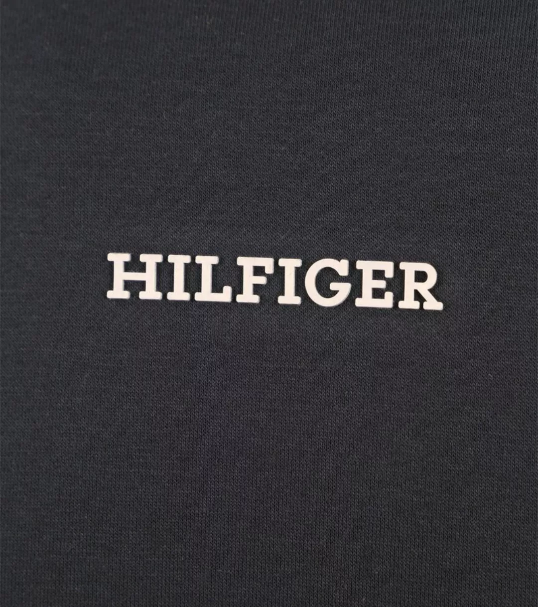 Tommy Hilfiger Logo Sweater Navy  - Größe L günstig online kaufen