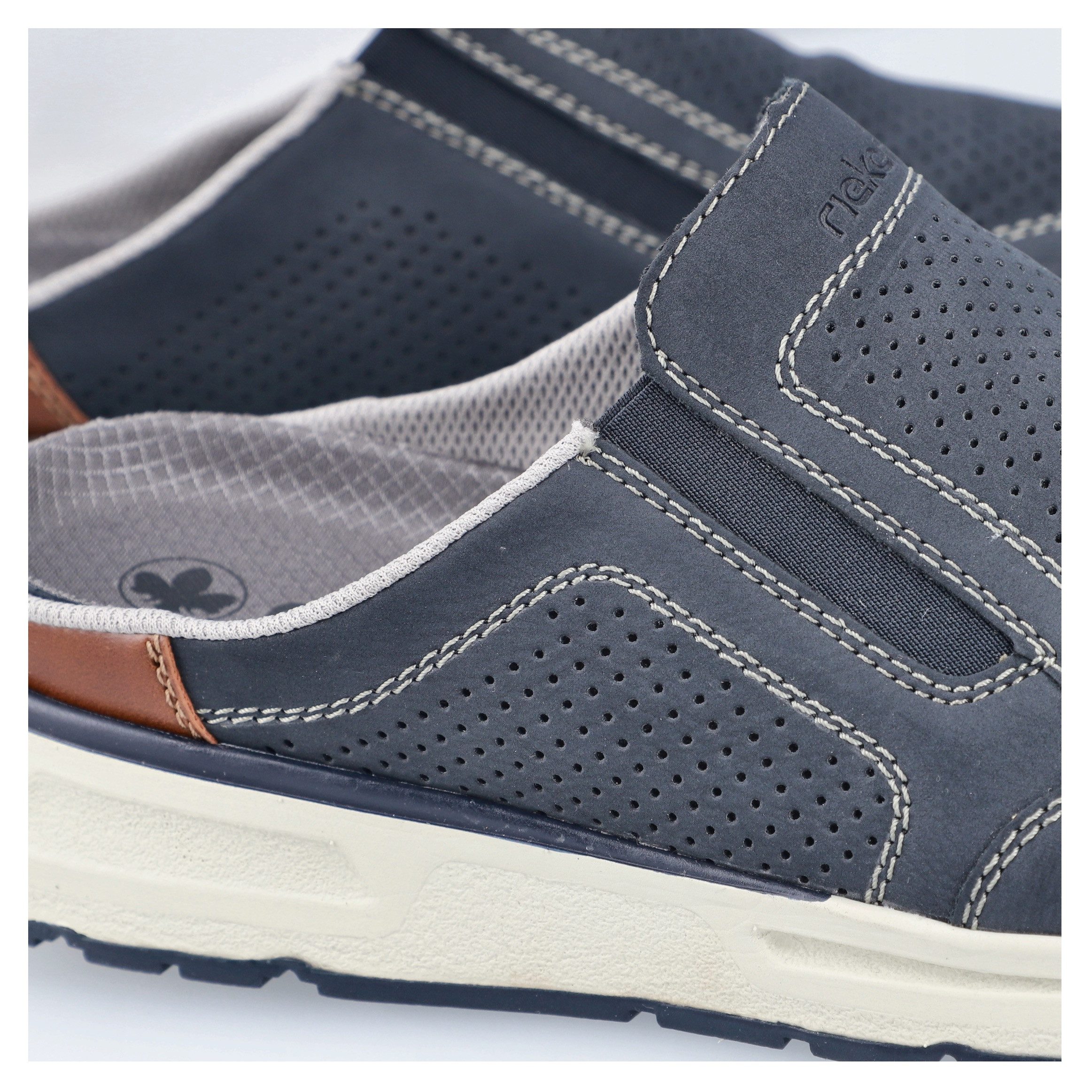 Rieker Clog, Sommerschuh, Hausschuh mit seitlichen Stretcheinsätzen günstig online kaufen