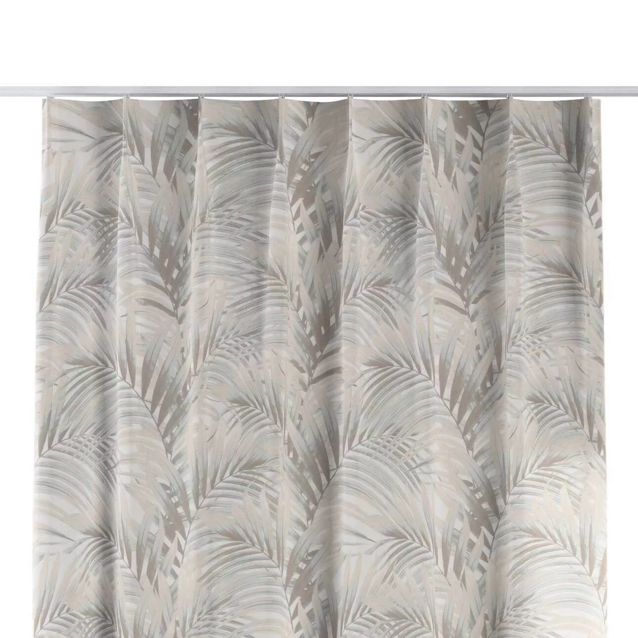 Vorhang mit flämischen 1-er Falten, grau-beige, Gardenia (142-14) günstig online kaufen