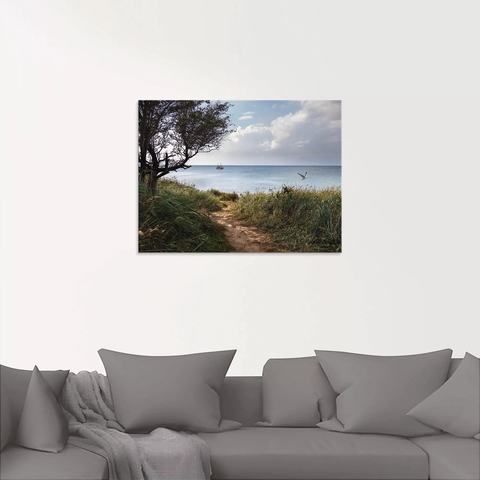 Artland Glasbild "Wege zum Meer....", Gewässer, (1 St.) günstig online kaufen