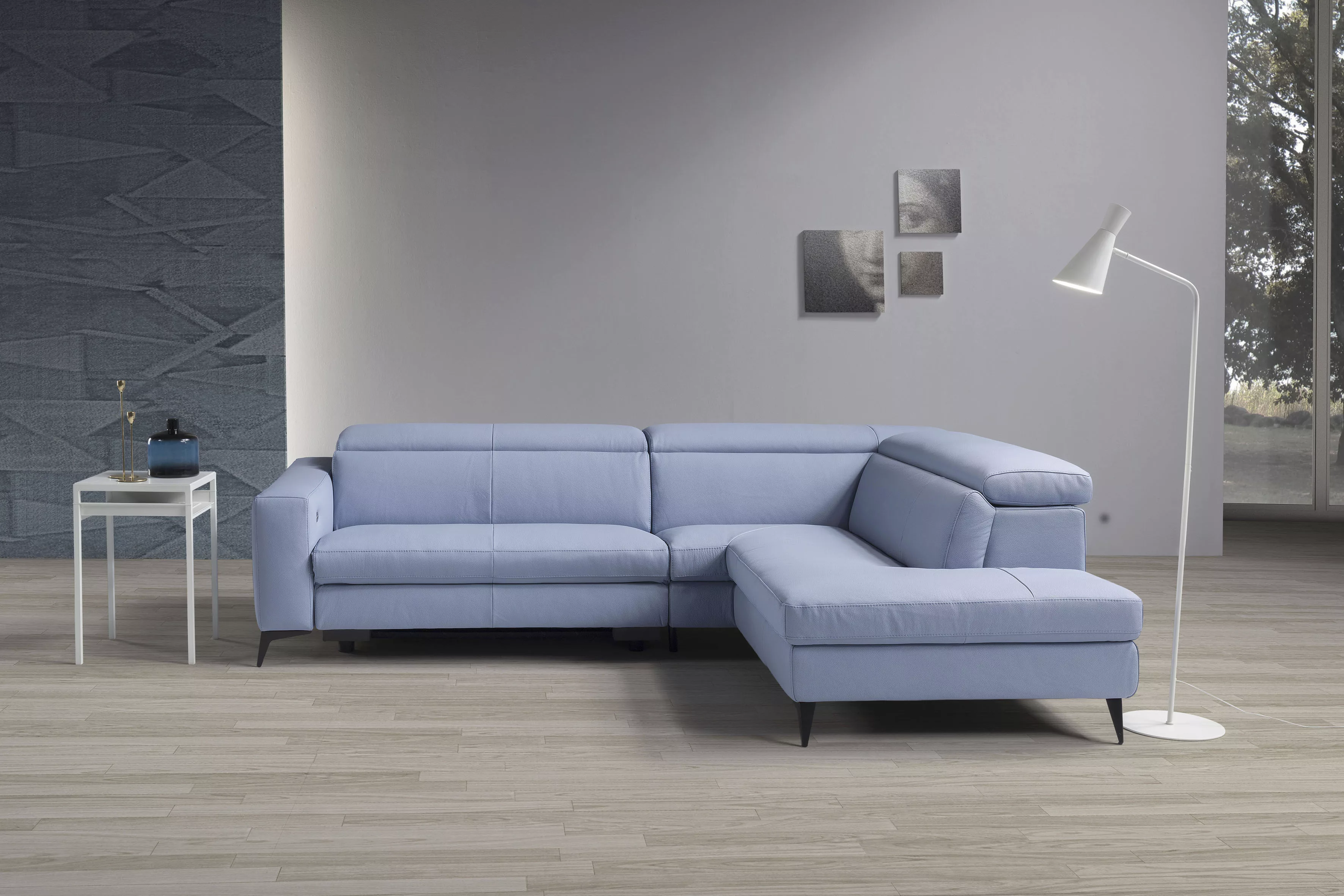 Egoitaliano Ecksofa »Edith, Designsofa mit hohem Sitzkomfort, L-Form«, inkl günstig online kaufen