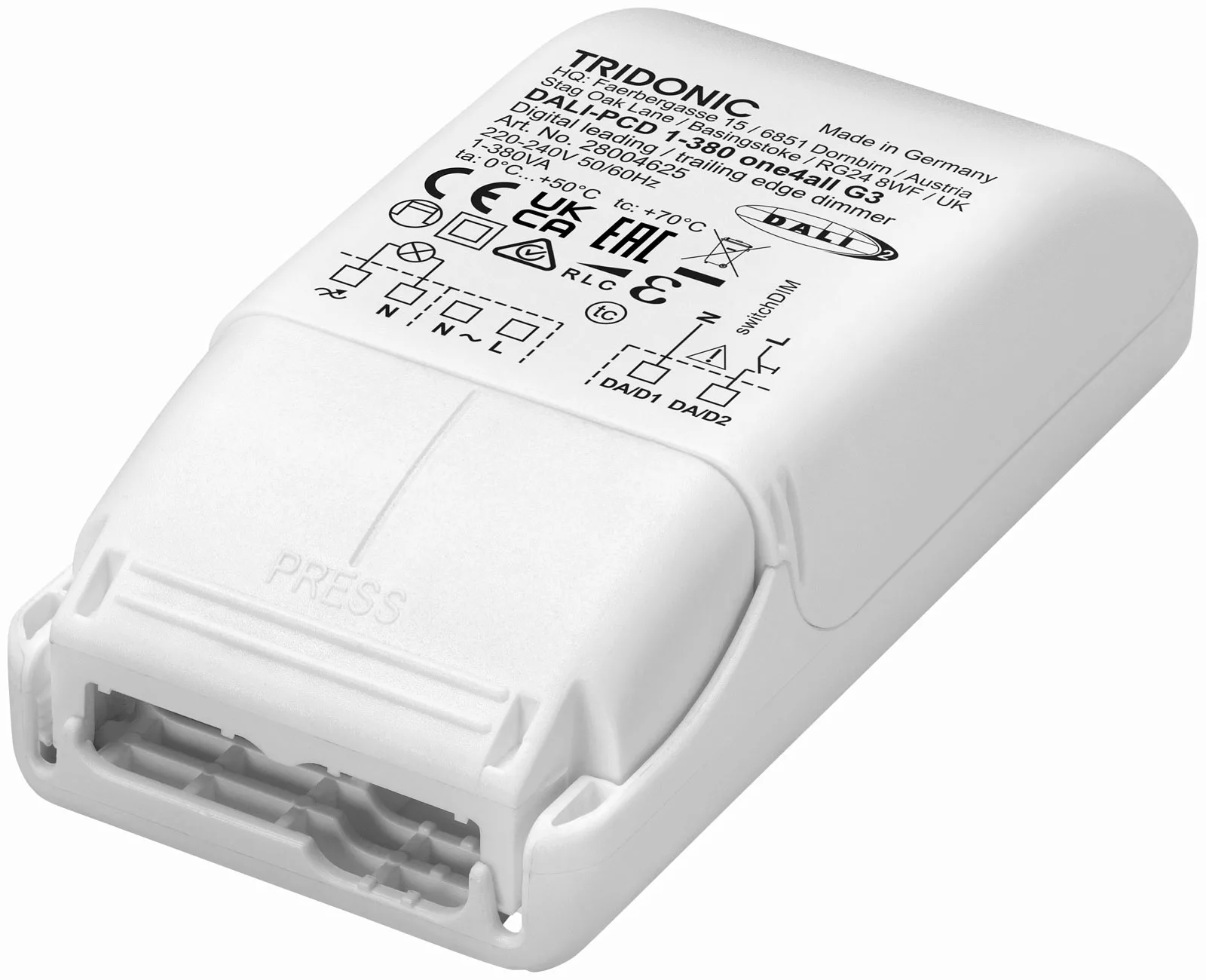 Tridonic Dimmer Digitaler Phasenan- und abschnittsdimmer DALI-PCD 1-380 one günstig online kaufen