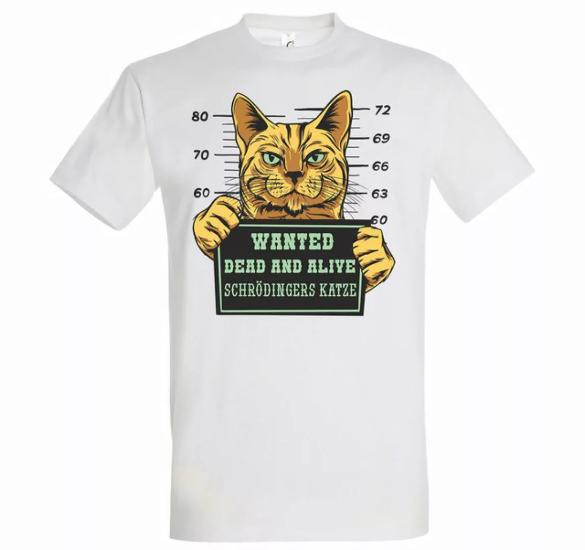 Youth Designz Print-Shirt Wanted Katze Herren T-Shirt mit modischem Frontpr günstig online kaufen