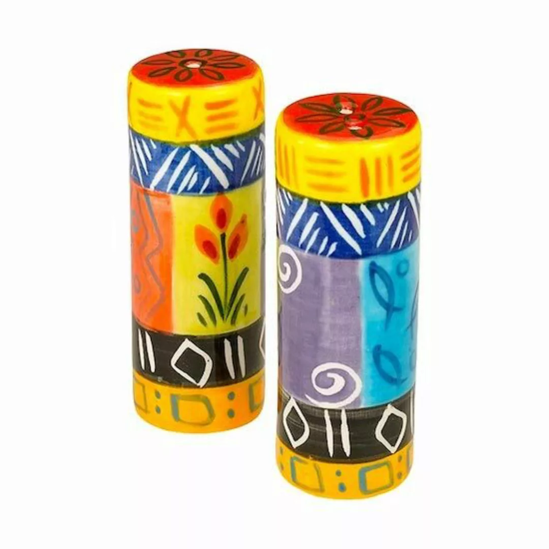 Multicoloured Ethnic - Set Salz- & Pfefferstreuer - Kapula Keramik günstig online kaufen