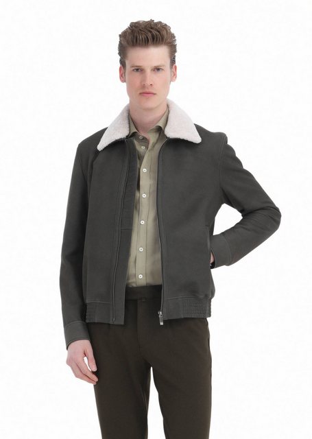 RAMSEY Winterjacke Khaki Wildleder Mantel günstig online kaufen