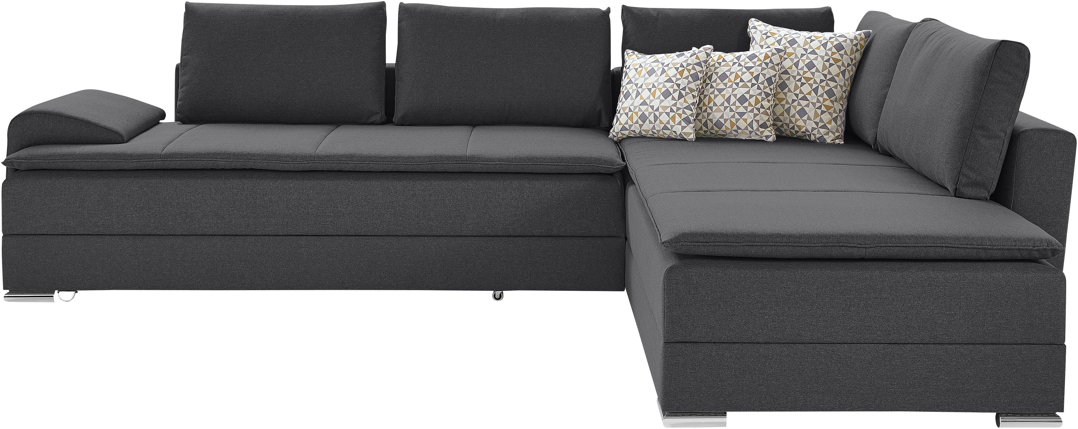 INOSIGN Ecksofa "Boxspringbett Night & Day L-Form mit Dauer-Schlaffunktion günstig online kaufen