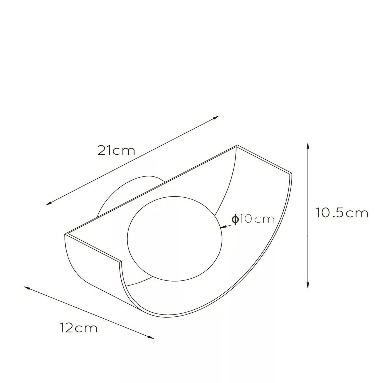 Wandlampe Benni mit Kugelschirm aus Glas, grün günstig online kaufen