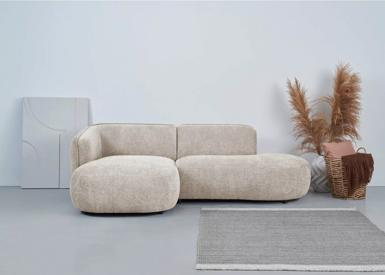 andas Ecksofa "Ostrup", schlichtes modernes Design, in verschiedenen Farben günstig online kaufen