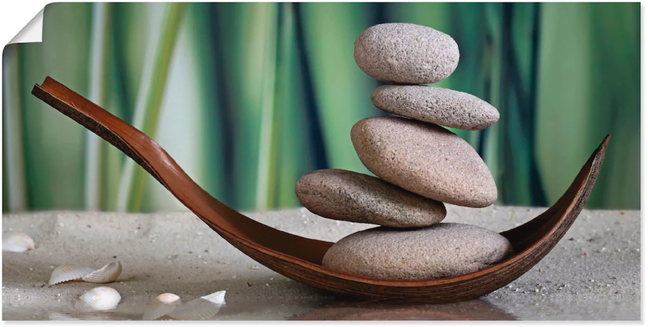 Artland Wandbild "Gleichgewicht", Zen, (1 St.) günstig online kaufen
