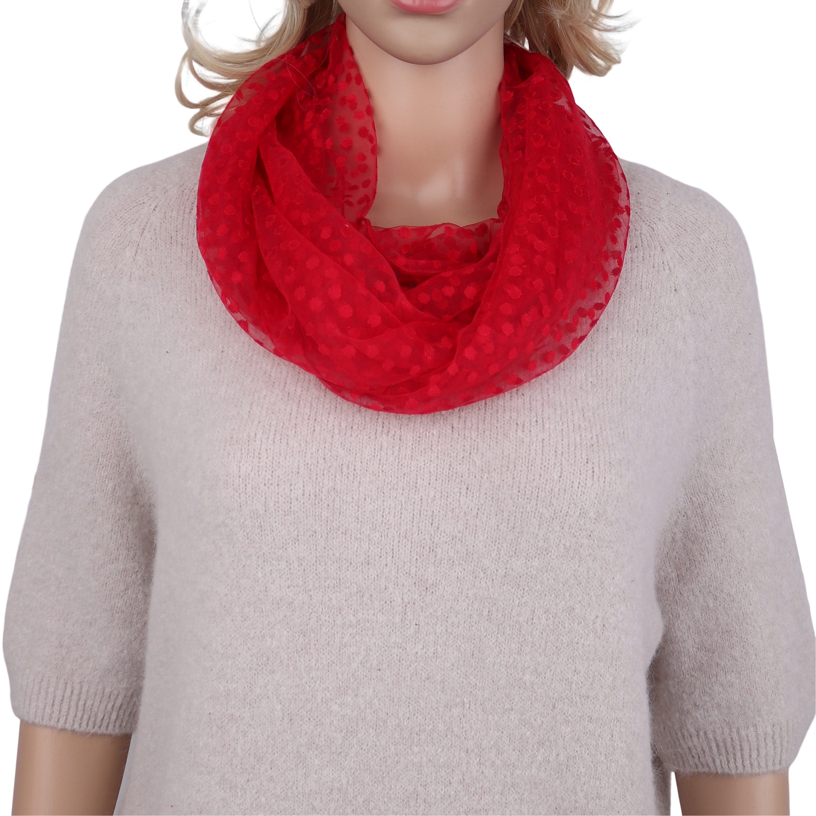 MIRROSI Loop Damen Schal Unifarbe mit günstig online kaufen
