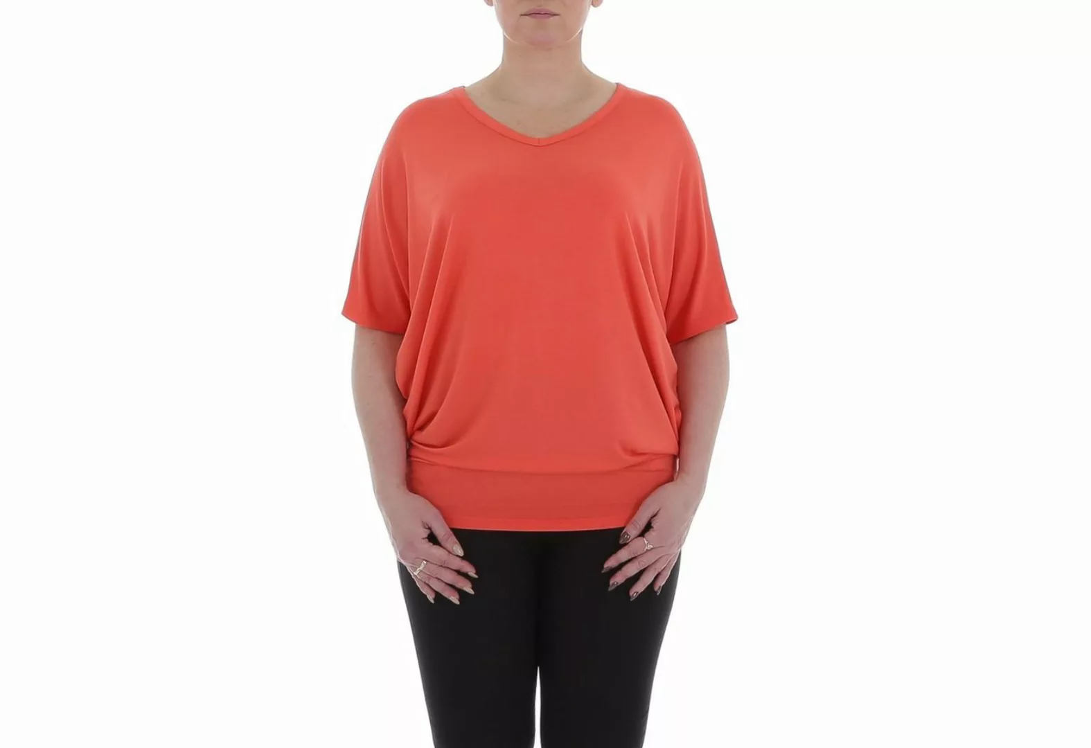 Ital-Design T-Shirt Damen Freizeit (85915845) T-Shirt in Coral günstig online kaufen