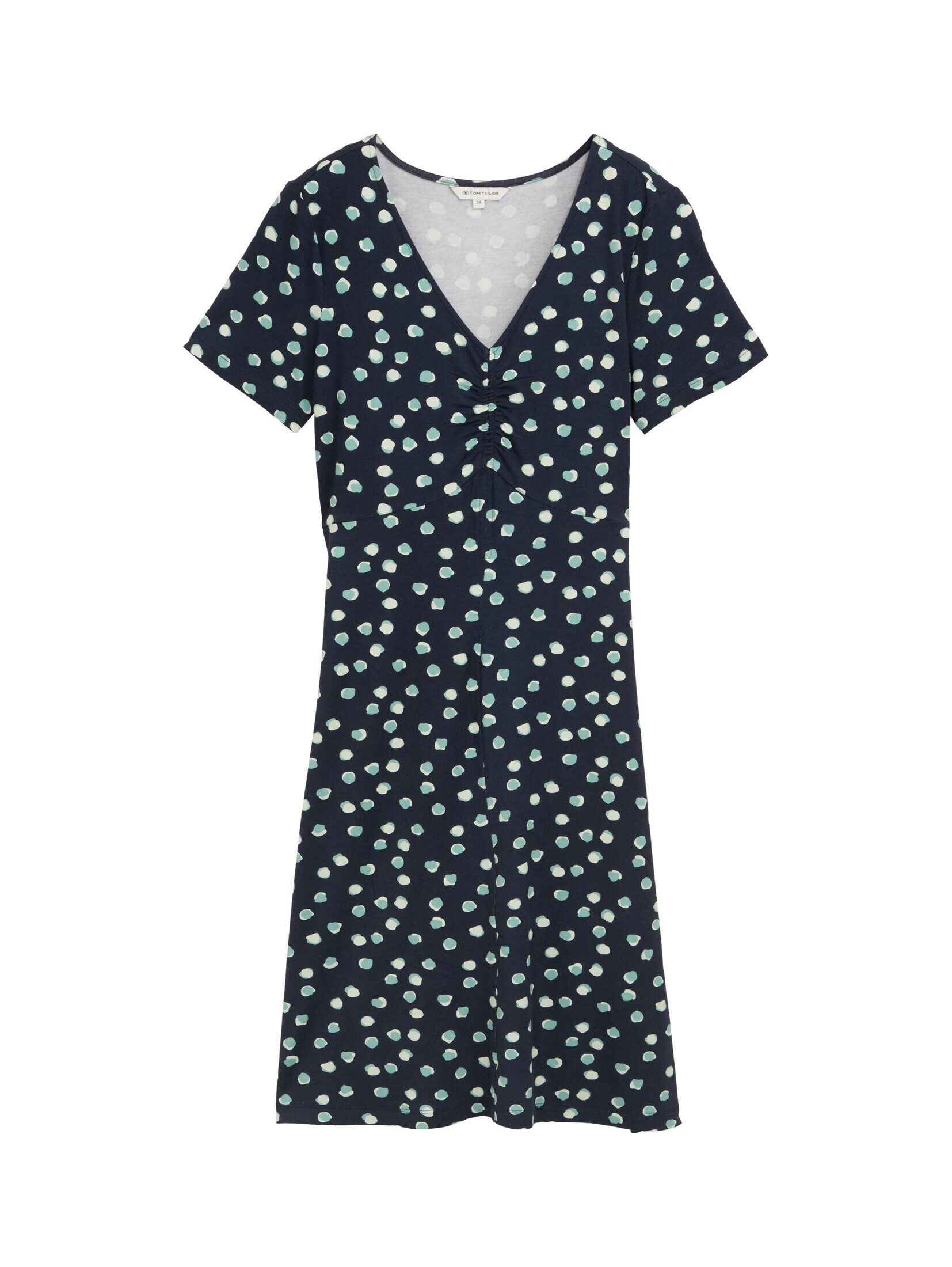 TOM TAILOR Sommerkleid Kleid mit Raffungen günstig online kaufen