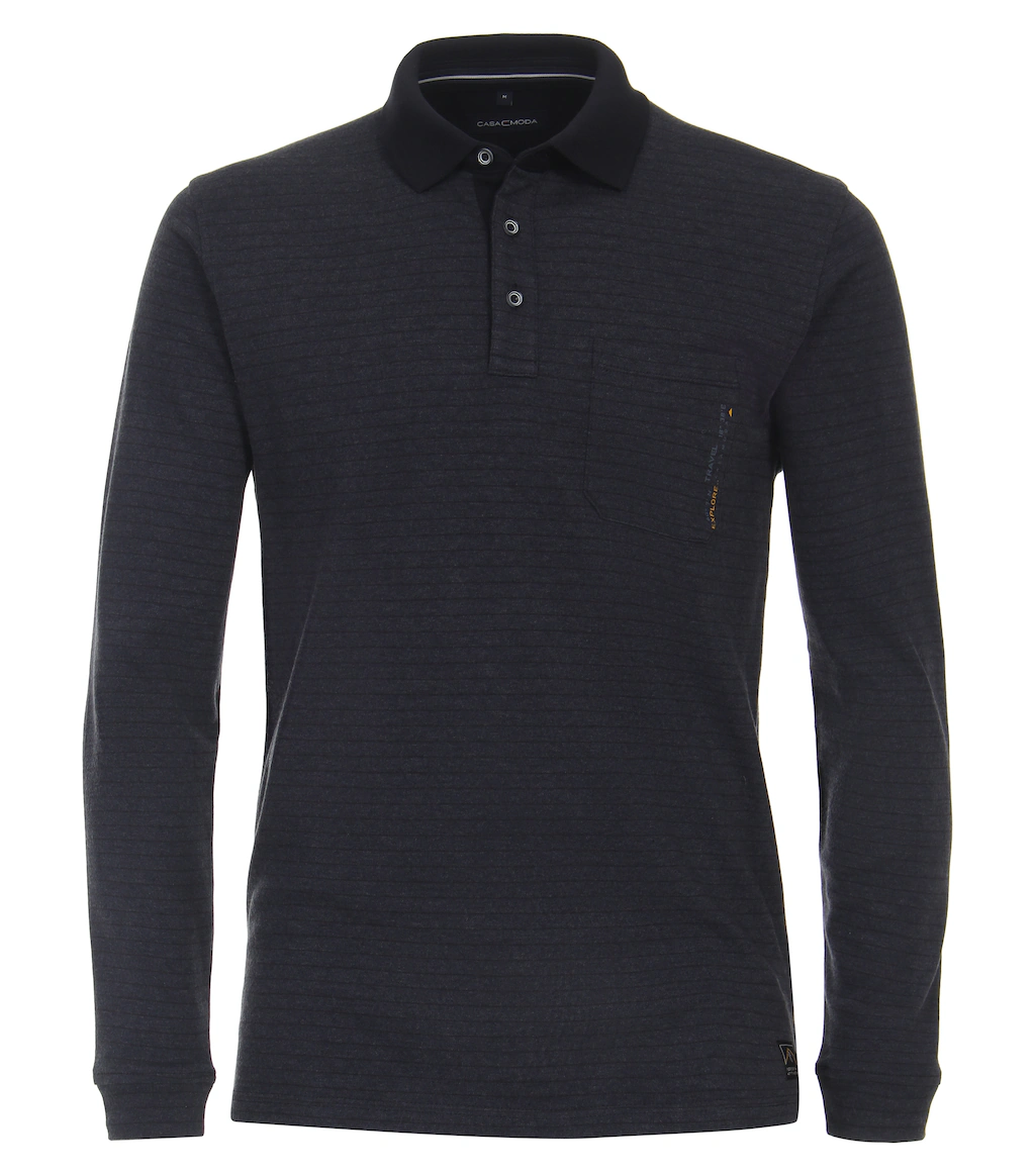 CASAMODA Poloshirt Polo-Shirt Langarm günstig online kaufen