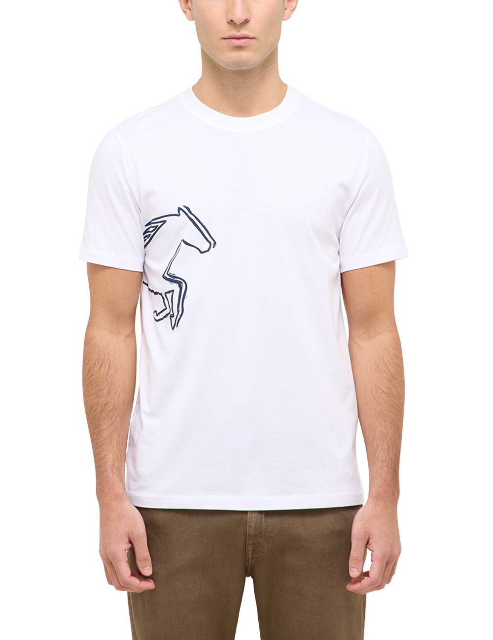 MUSTANG Kurzarmshirt "Herren Style Austin" günstig online kaufen