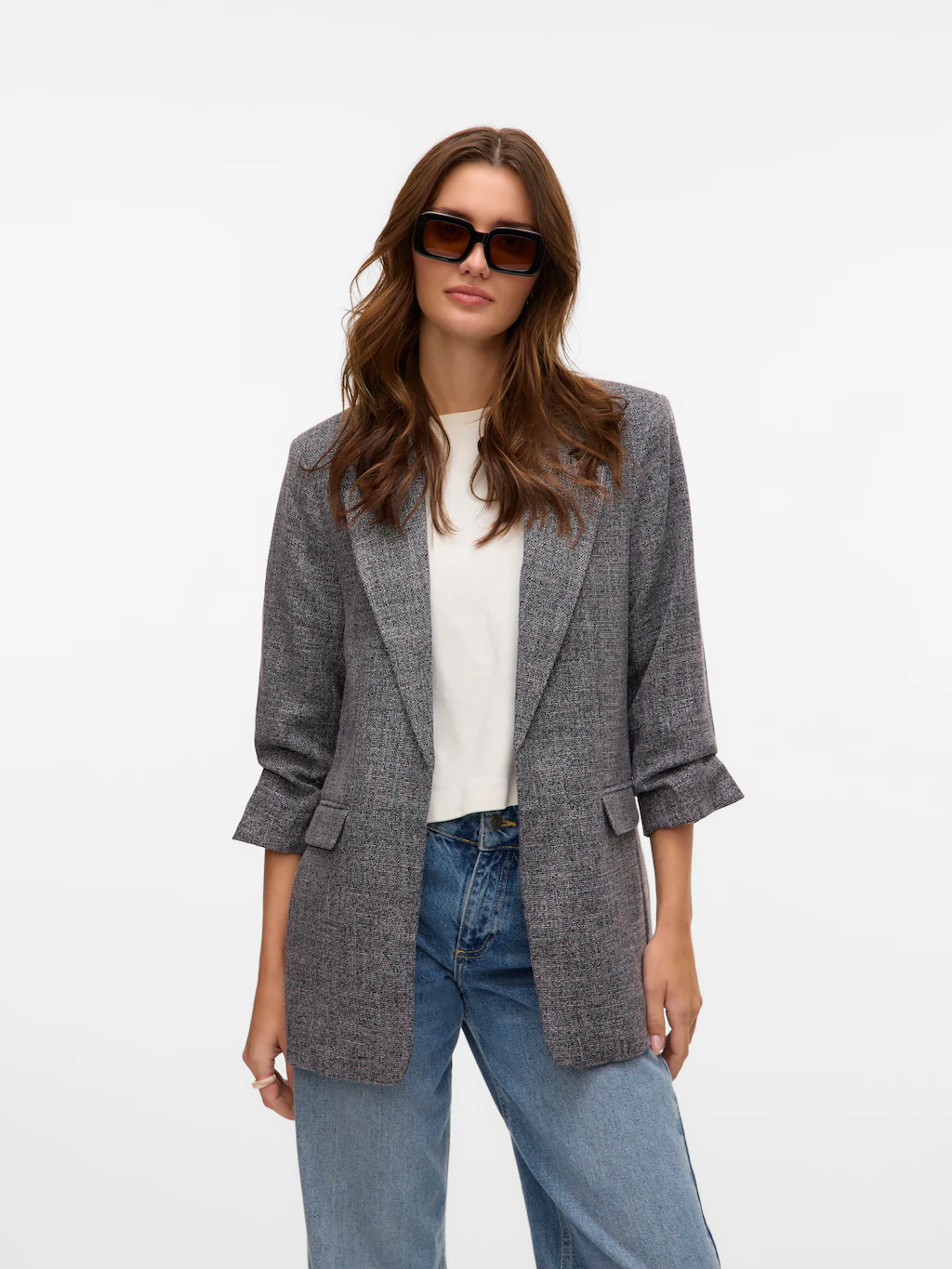 Vero Moda Longblazer "VMFRIDA LS REGULAR BLAZER NOOS" günstig online kaufen