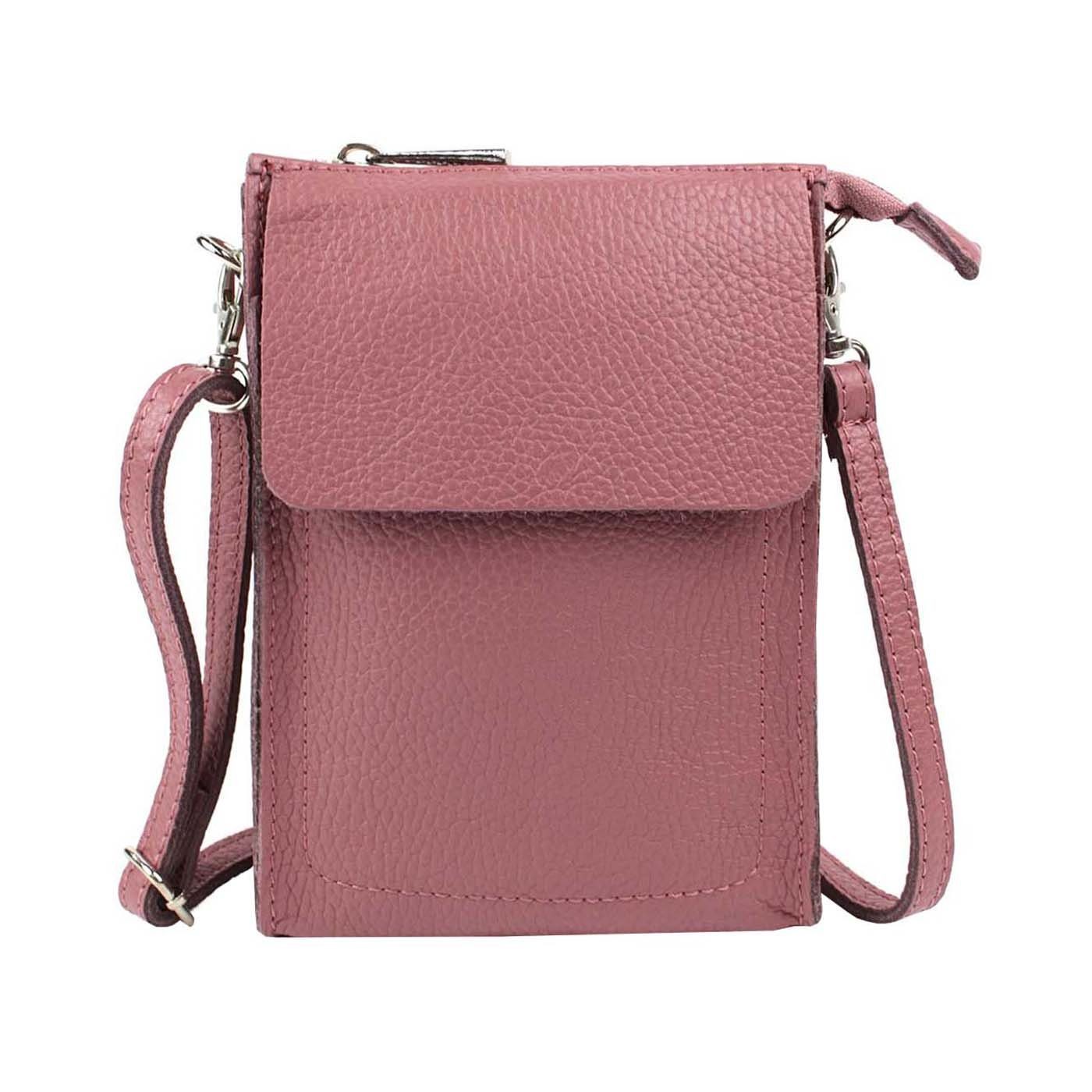 ITALYSHOP24 Schultertasche Damen Leder Handytasche Tasche günstig online kaufen