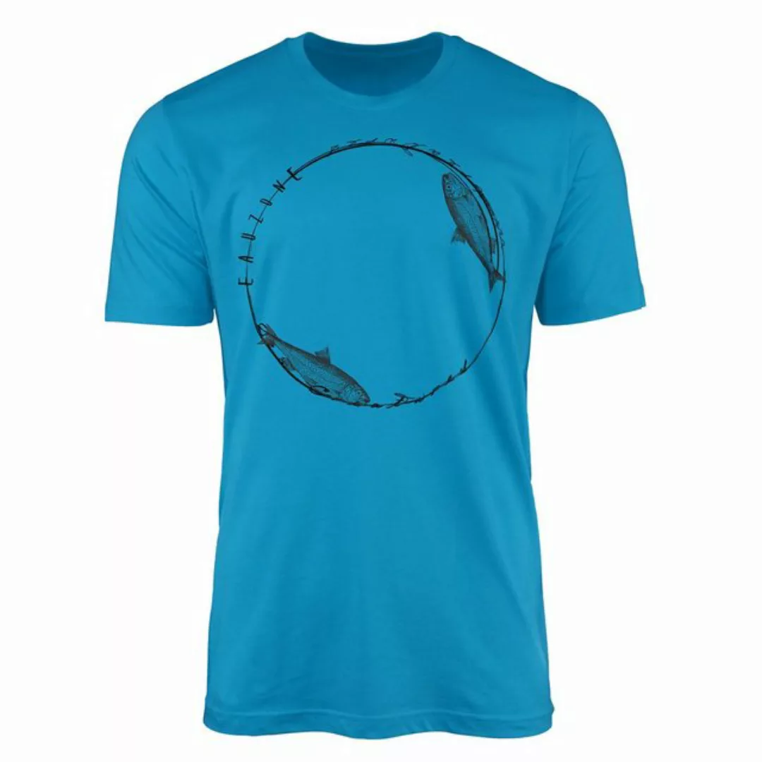 Sinus Art T-Shirt T-Shirt Tiefsee Fische - Serie: Sea Creatures, feine Stru günstig online kaufen