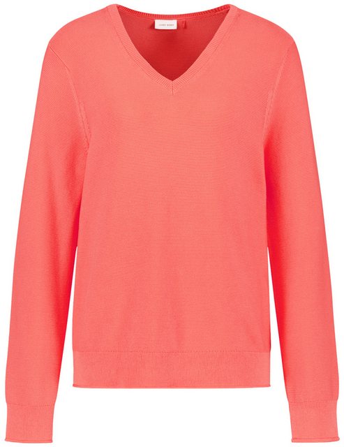 GERRY WEBER Rundhalspullover Pullover aus reiner Baumwolle günstig online kaufen