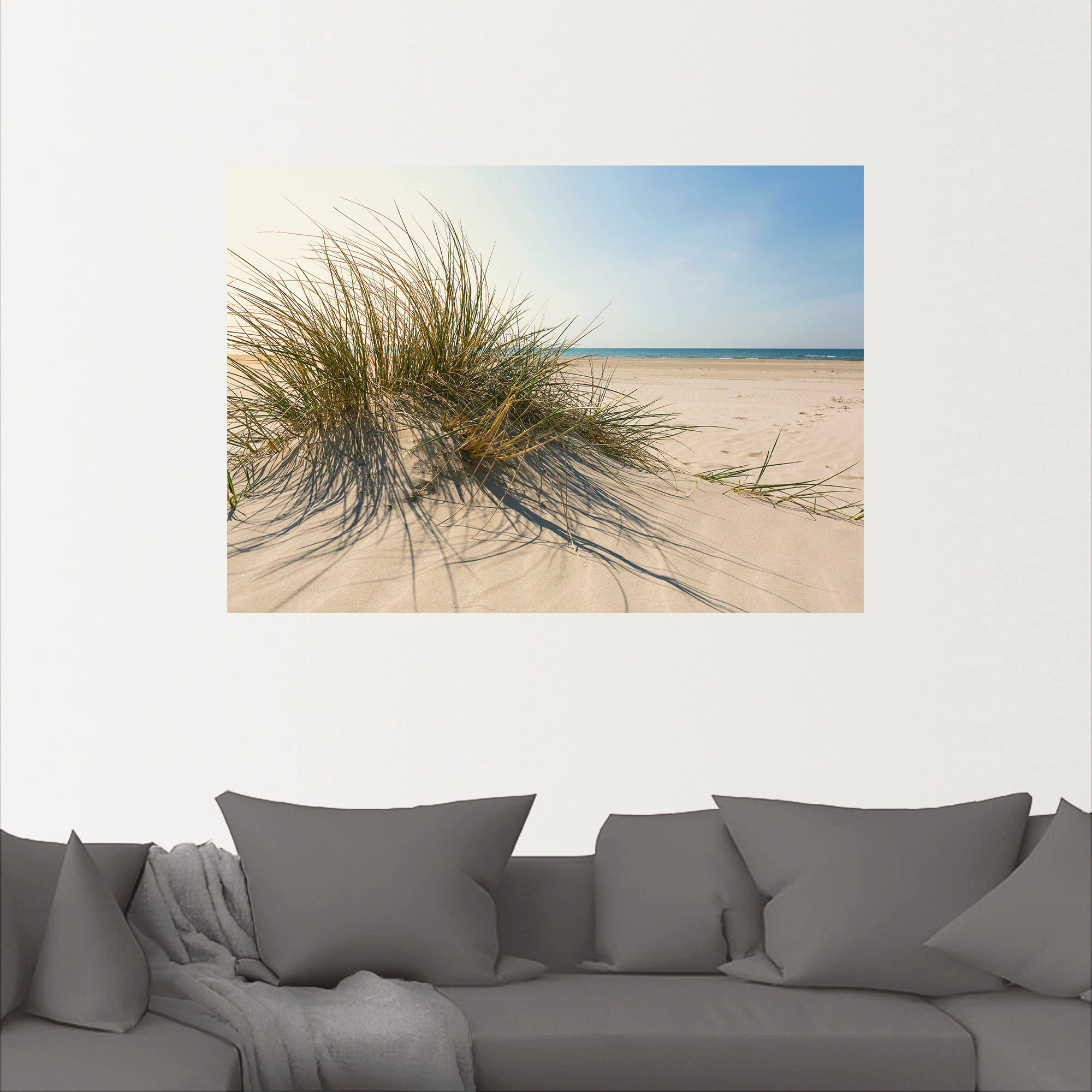 Artland Wandbild "Strandgras", Küste, (1 St.), als Alubild, Outdoorbild, Le günstig online kaufen