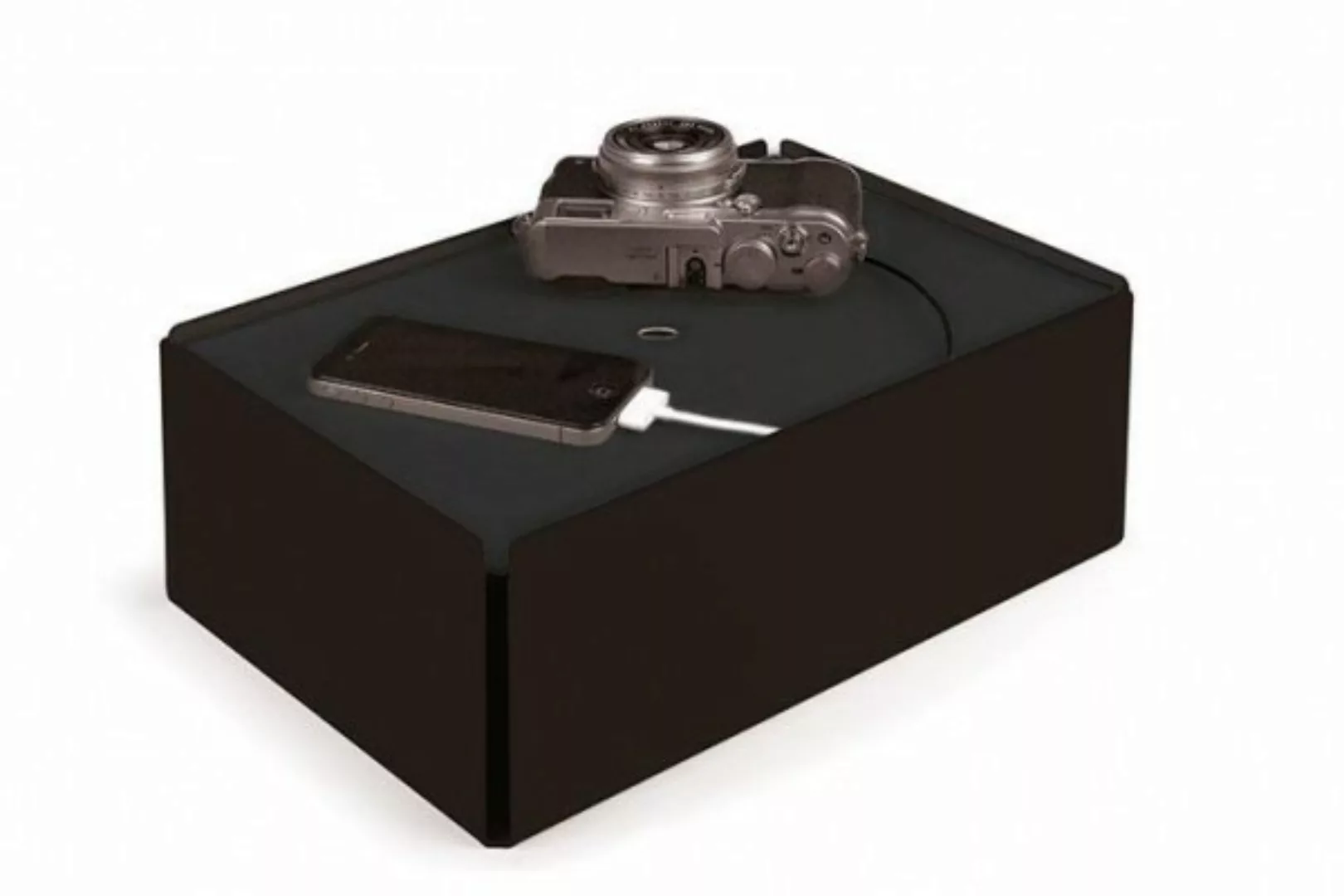 Kabelbox CHARGE-BOX schwarz Filz schwarz günstig online kaufen