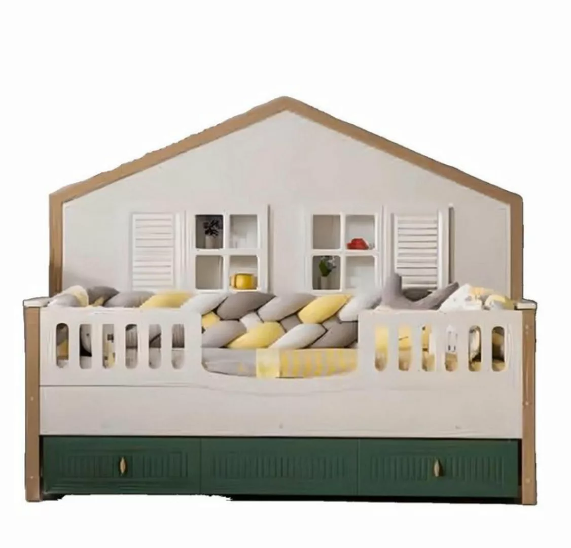 JVmoebel Kinderbett Bettrahmen Kinderbett 200 cm Bett Kinderzimmer Bettgest günstig online kaufen