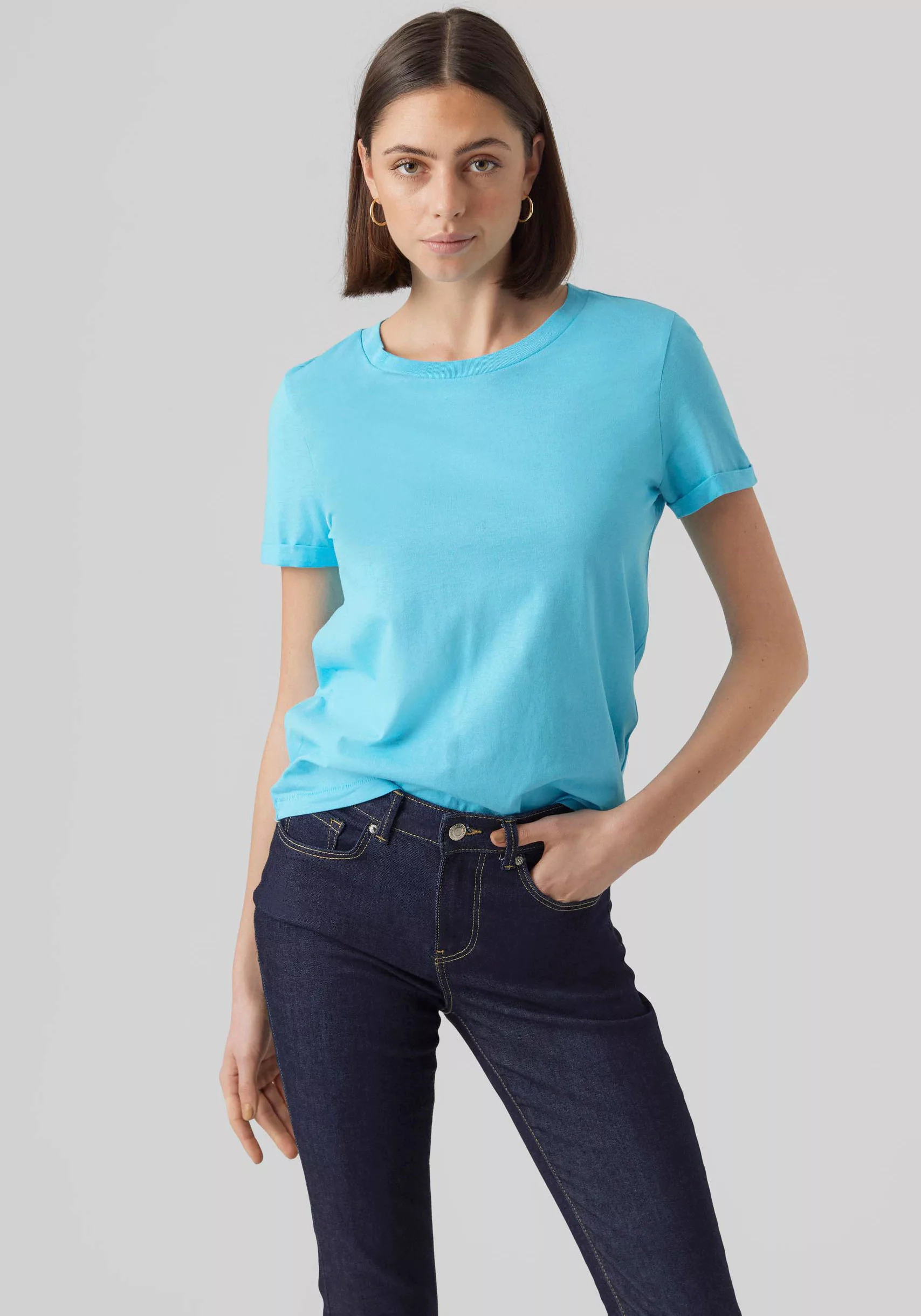 Vero Moda Kurzarmshirt VMPAULA S/S T-SHIRT NOOS günstig online kaufen