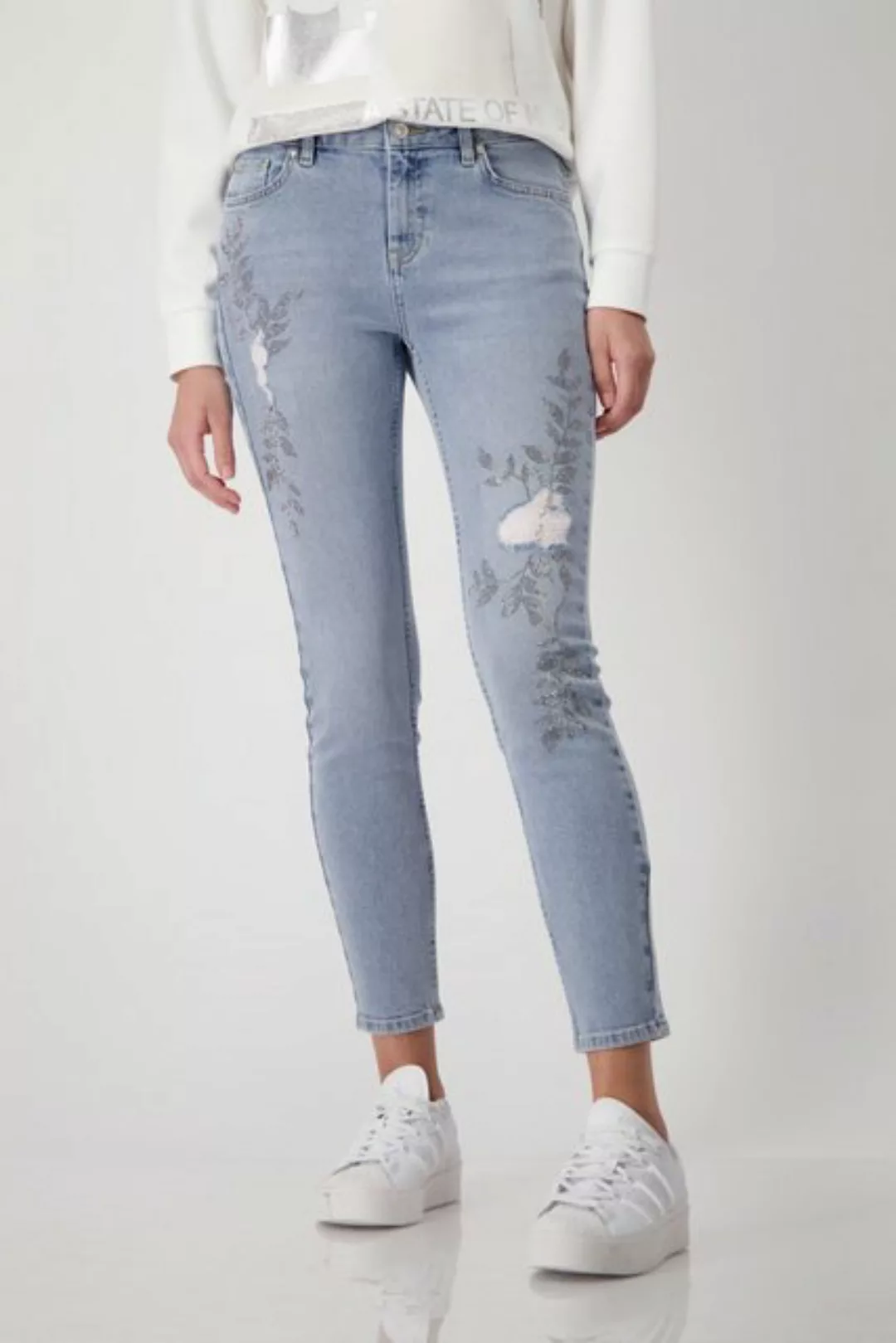 Monari 2-in-1-Hose Jeans mit Schmuck 750 günstig online kaufen