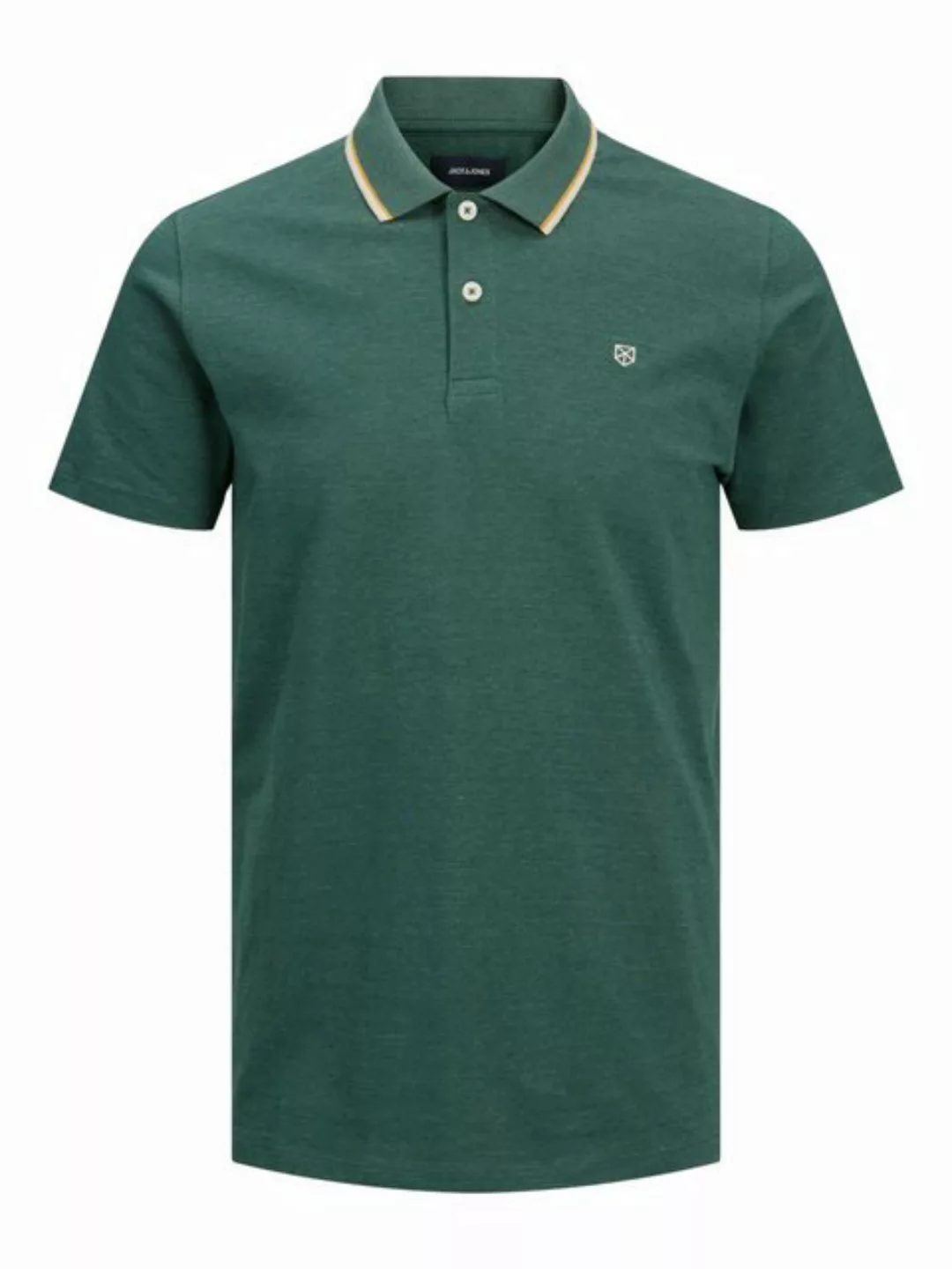 Jack & Jones Poloshirt Jack & Jones Herren Polo Shirt Kurzarm Grün JWHPAULO günstig online kaufen
