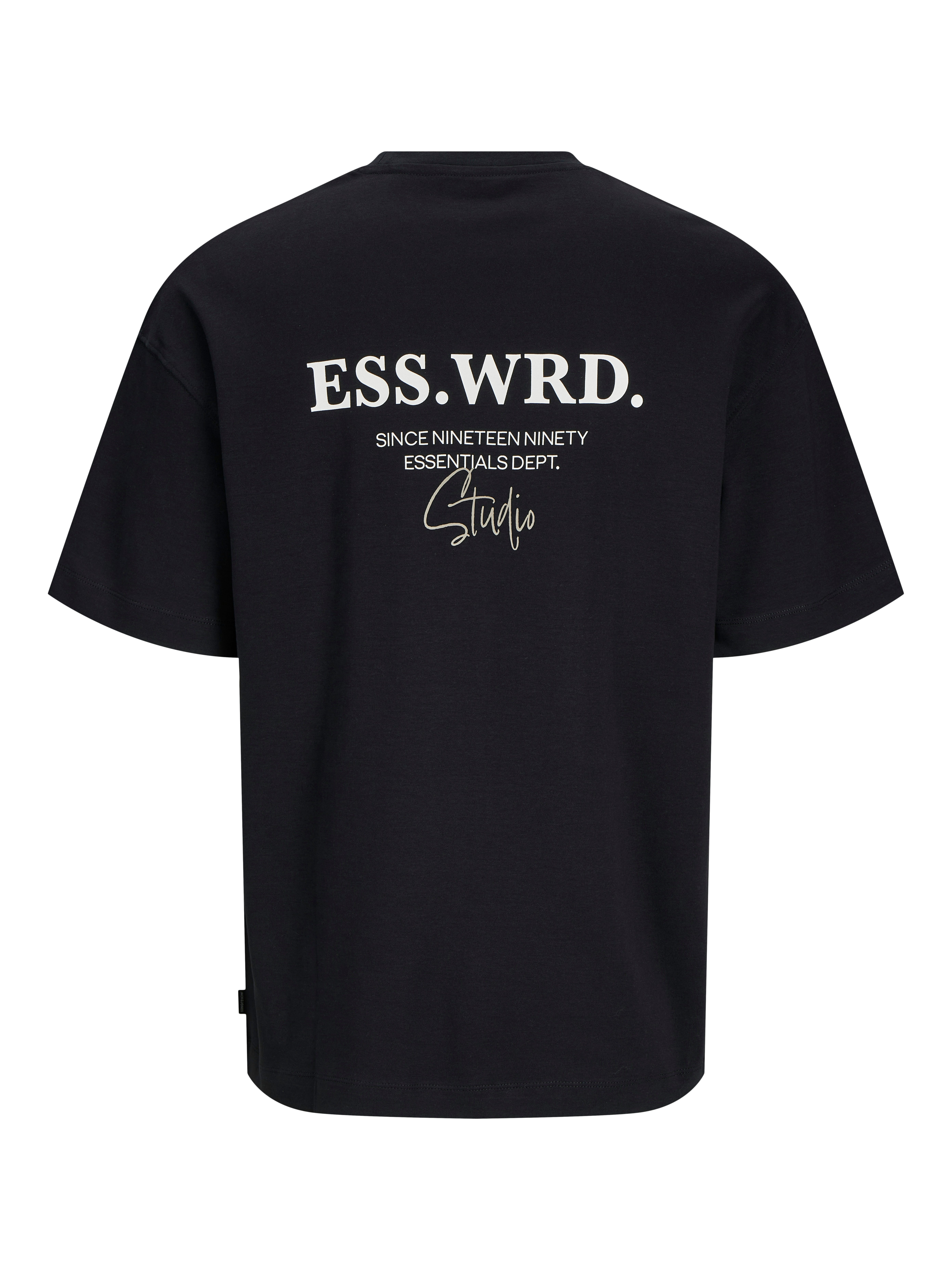 Jack & Jones Rundhalsshirt "JJEURBAN EDGE STUDIO TEE SS O-NECK NOOS", mit F günstig online kaufen