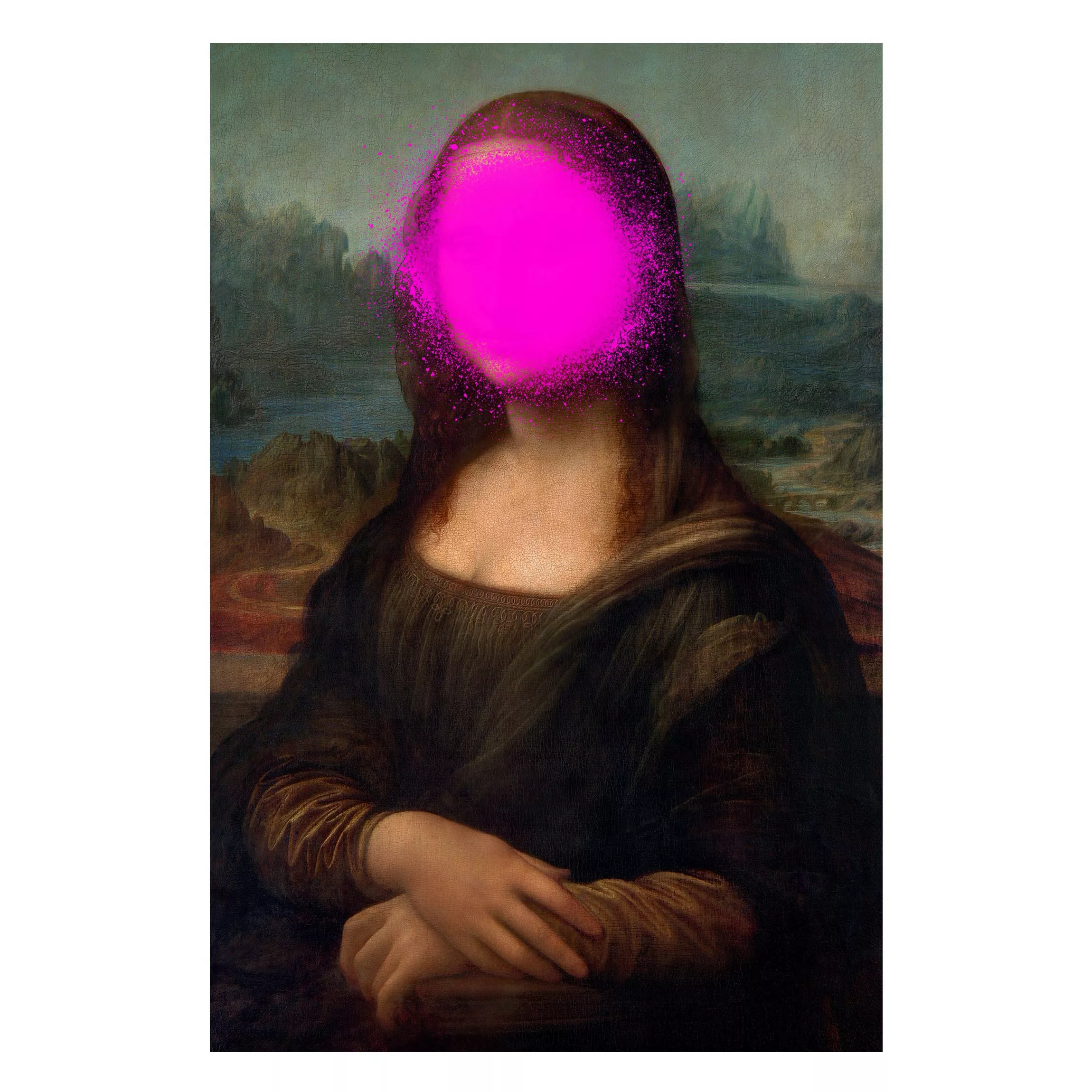 Magnettafel Mona Lisa x Spray Paint günstig online kaufen