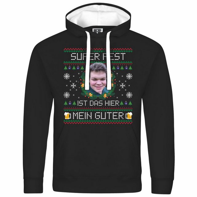 deinshirt Kapuzenpullover Herren Kapuzenpullover SUPER FEST ist das hier Me günstig online kaufen