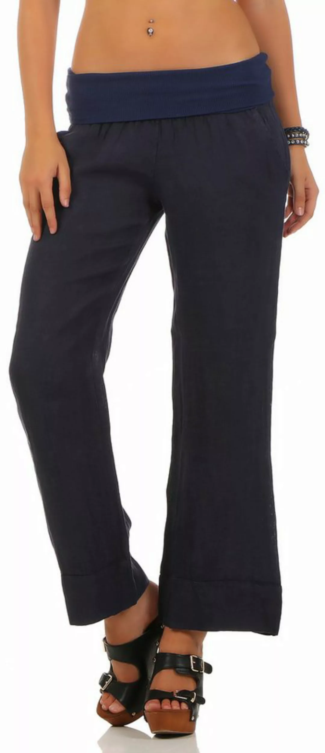 malito more than fashion Leinenhose 8064 Casual Leinen Hose günstig online kaufen