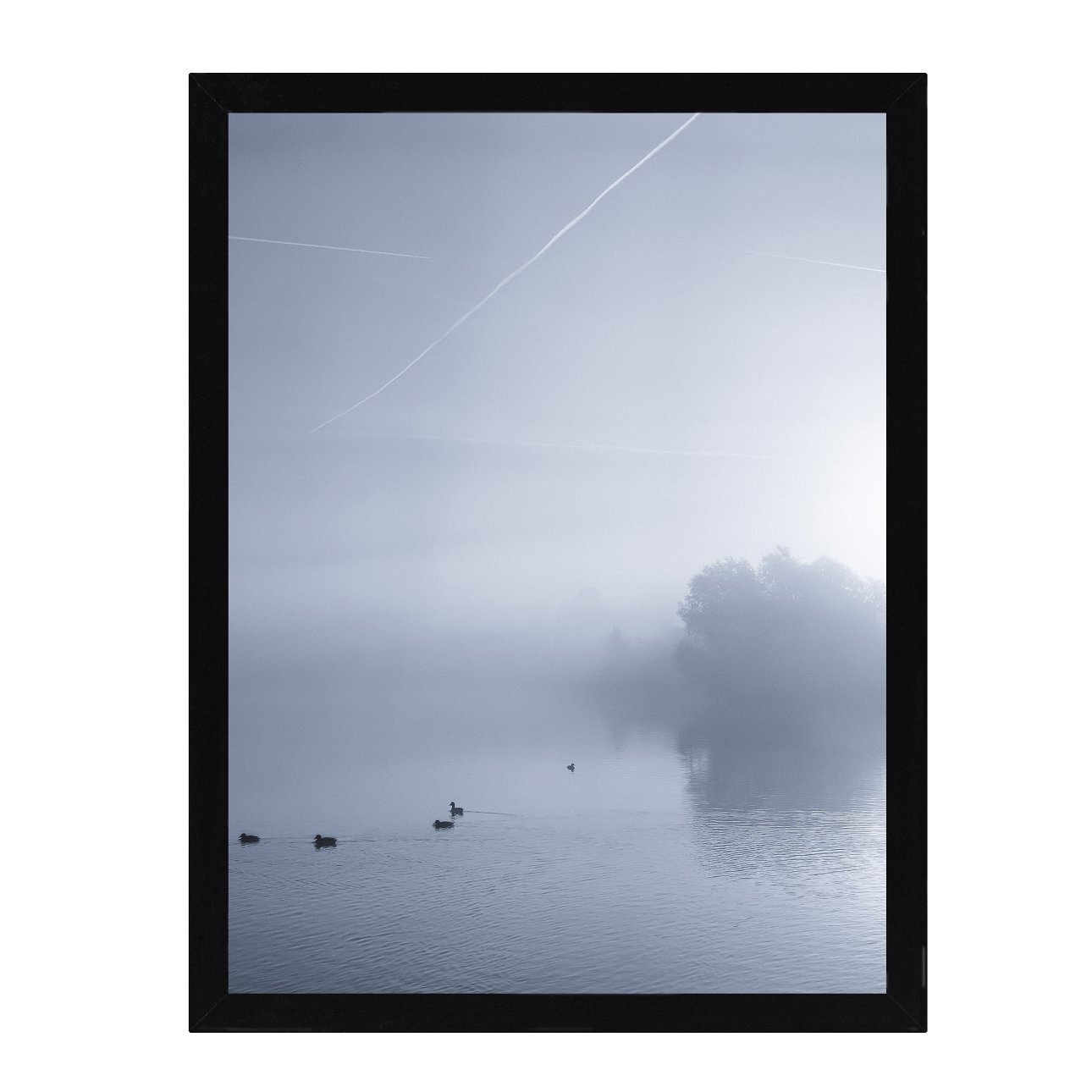 Wandbild Foggy Lake III 30x40cm, 30 x 40 cm günstig online kaufen