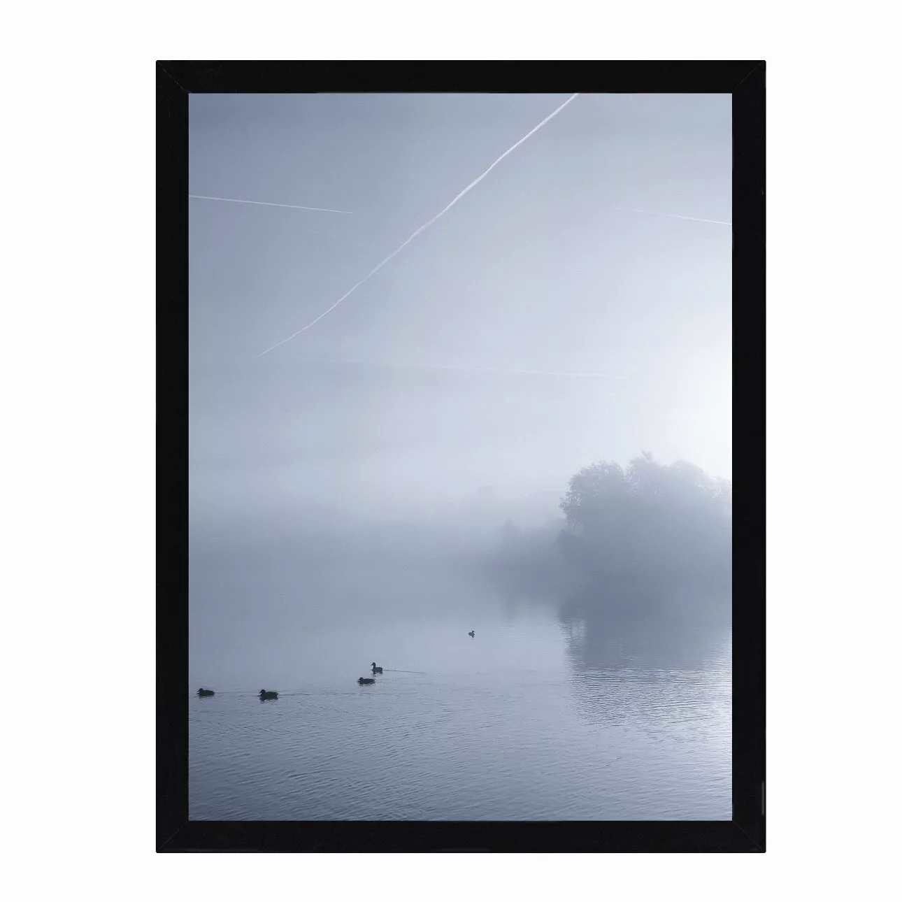 Wandbild Foggy Lake III 30x40cm, 30 x 40 cm günstig online kaufen