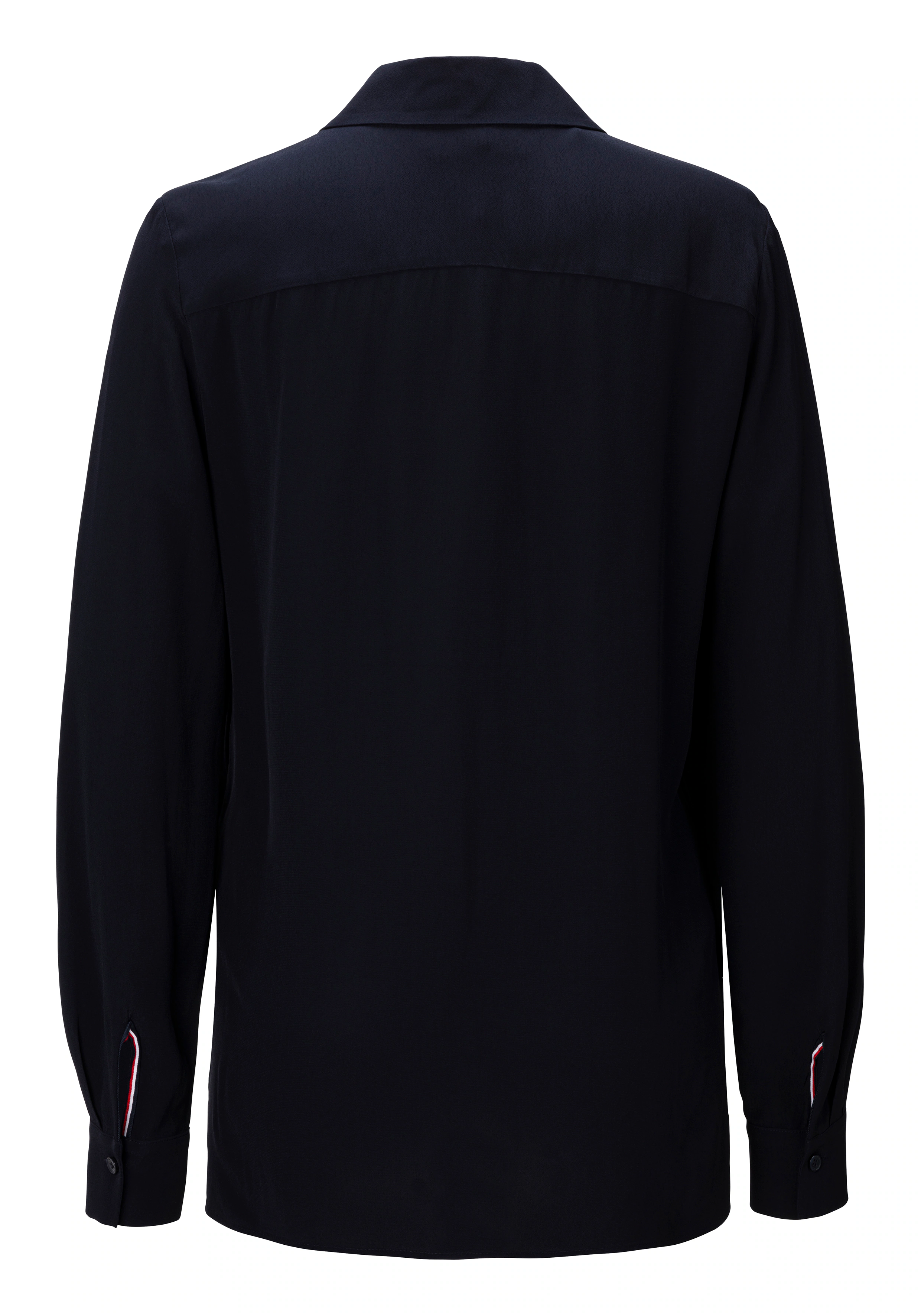 Tommy Hilfiger Hemdbluse "FLUID VIS CREPE REGULAR SHIRT LS", mit Seitenschl günstig online kaufen