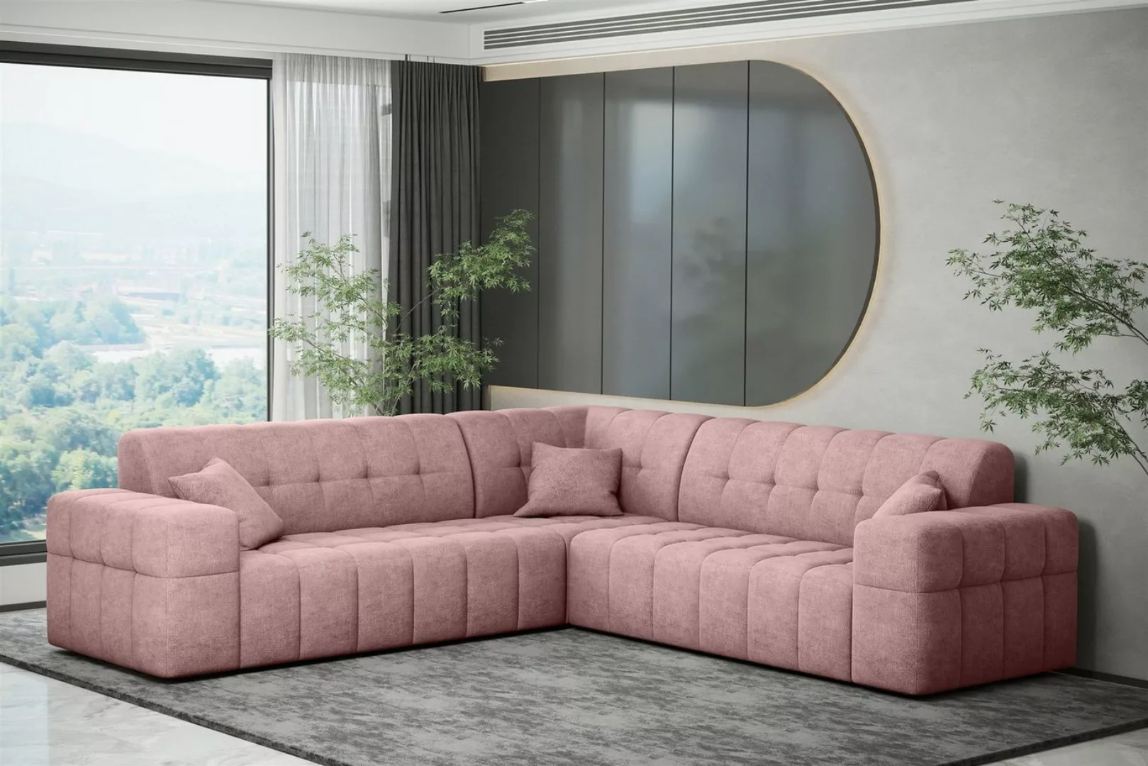 Fun Möbel Ecksofa Ecksofa Designersofa NANCY in Stoff Harmony Seite Univers günstig online kaufen