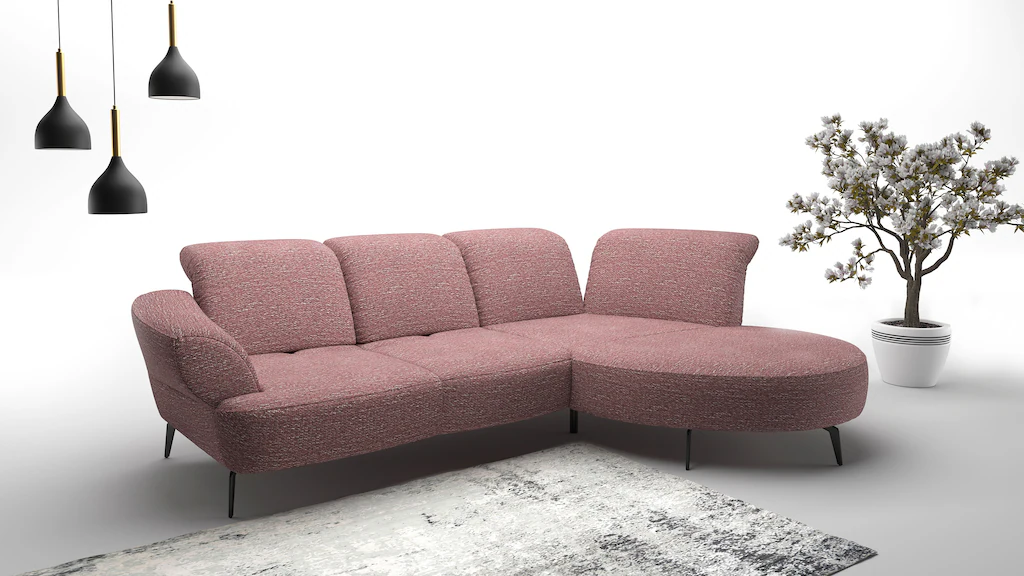 sit&more Ecksofa "Dance, L-Form, inkl. Sitztiefenverstellung", inkl. Click& günstig online kaufen