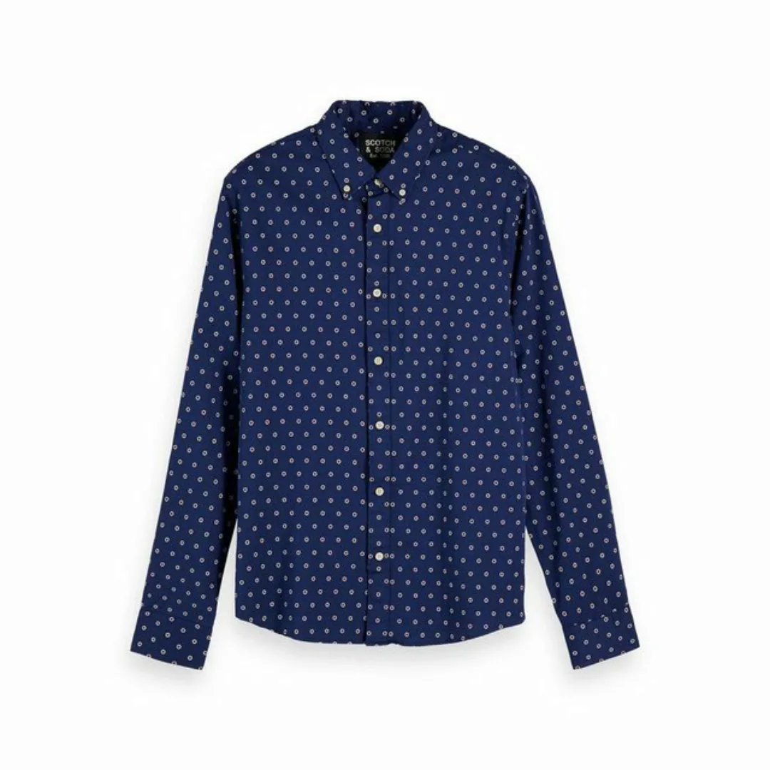 Scotch & Soda Kurzarmhemd Scotch & Soda Herren Hemd Mini Jacquard Pattern 1 günstig online kaufen