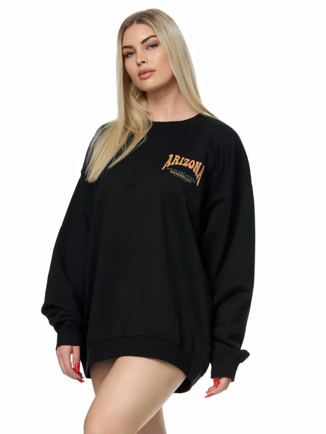 Worldclassca Longsweatshirt Worldclassca Oversized Sweatshirt ARIZONA Print günstig online kaufen