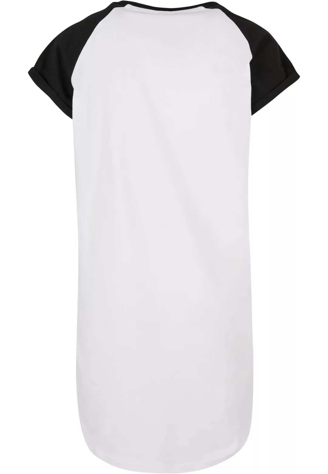 URBAN CLASSICS Shirtkleid "Urban Classics Damen Ladies Contrast Raglan Tee günstig online kaufen