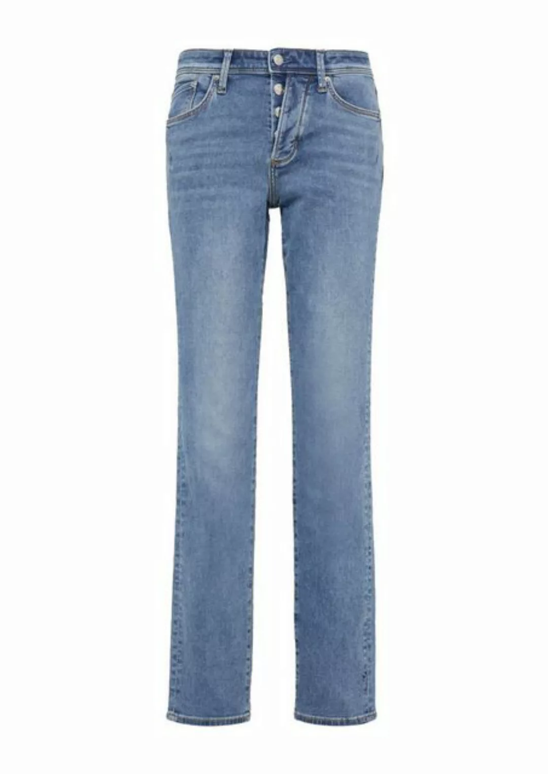 s.Oliver Gerade Jeans s.Oliver - Jeans Karolin - Regular Fit, Mid Rise, Str günstig online kaufen