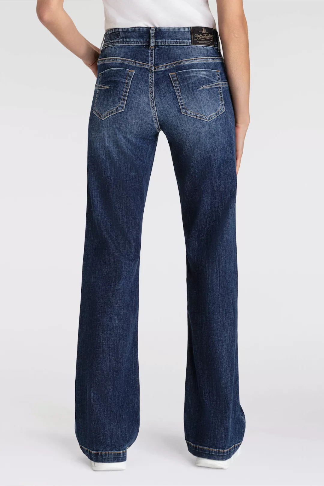 Herrlicher 5-Pocket-Jeans "Edna Recycled Denim Light", im Flared Fit günstig online kaufen