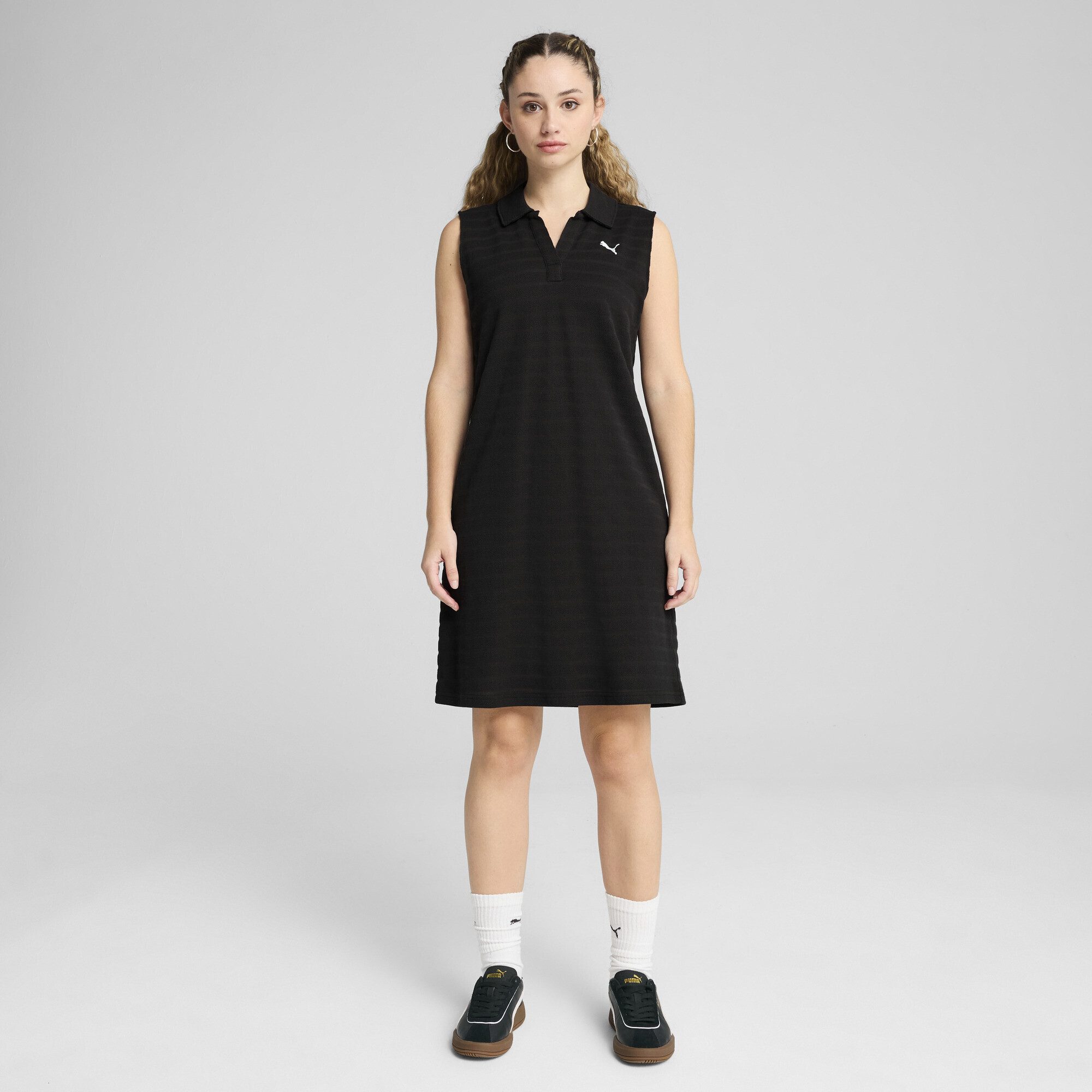 PUMA Sweatkleid ESS ELEVATED Strukturiertes ärmelloses günstig online kaufen