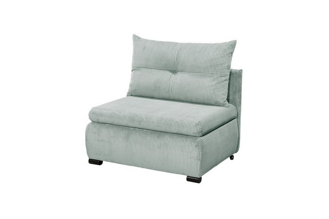 freiraum Schlafsofa CHARLIE 1FBK, Liegefläche 100x200cm, Bezug sage - 103x7 günstig online kaufen