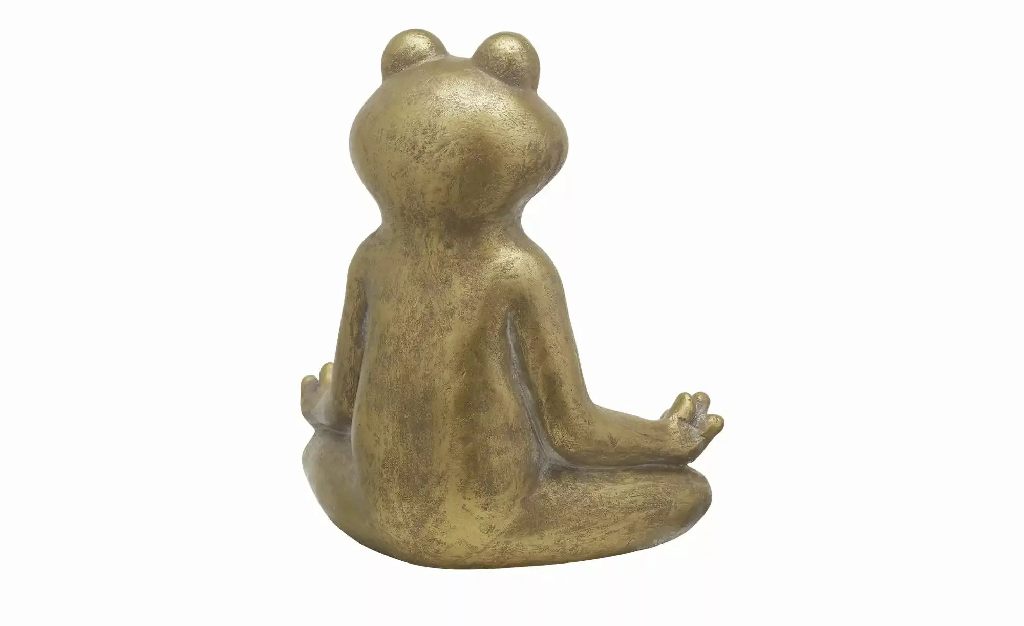 Deko Frosch ¦ gold ¦ Magnesia ¦ Maße (cm): B: 27 H: 30 T: 15 Accessoires > günstig online kaufen