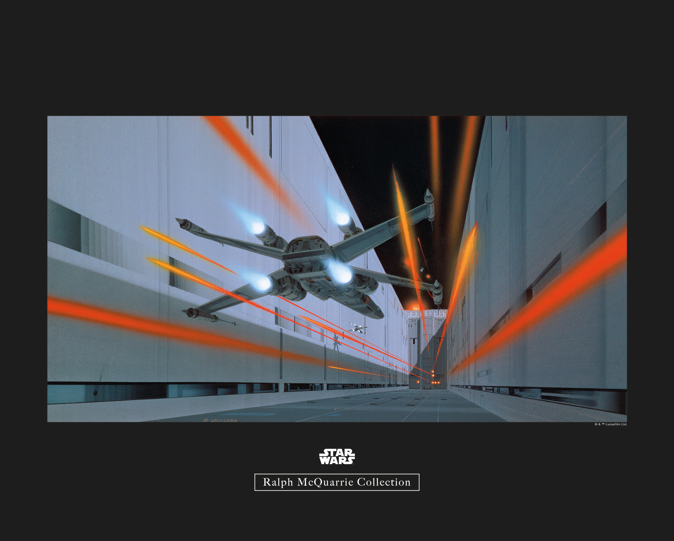 Komar Poster "Star Wars Classic RMQ Death Star Trench", Star Wars, (1 St.), günstig online kaufen