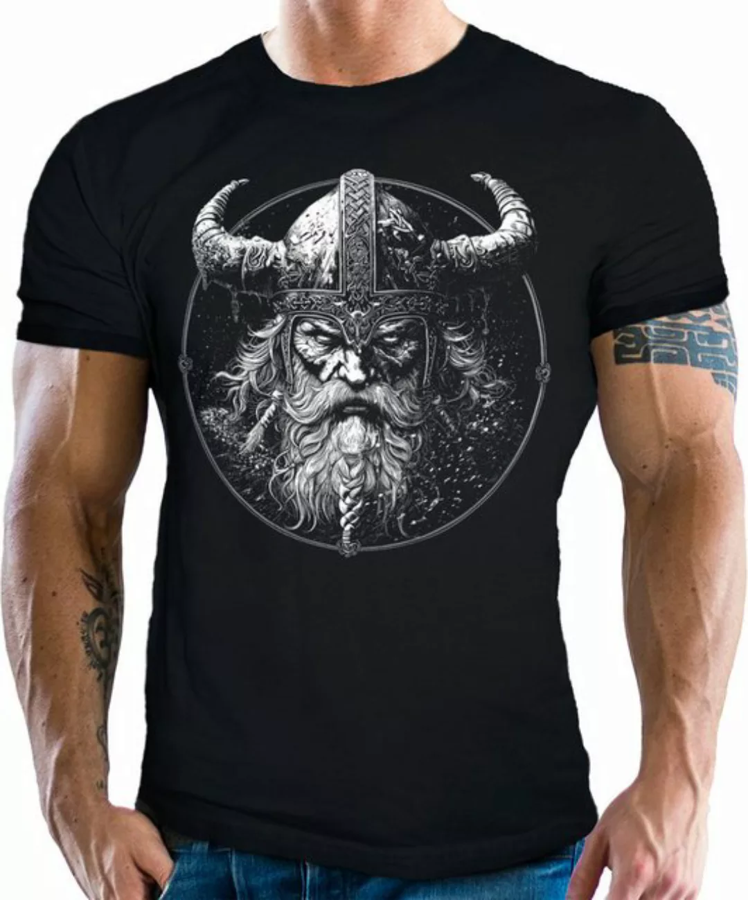 LOBO NEGRO® T-Shirt für Wikinger Nordmann Keltic Fans: X-King günstig online kaufen