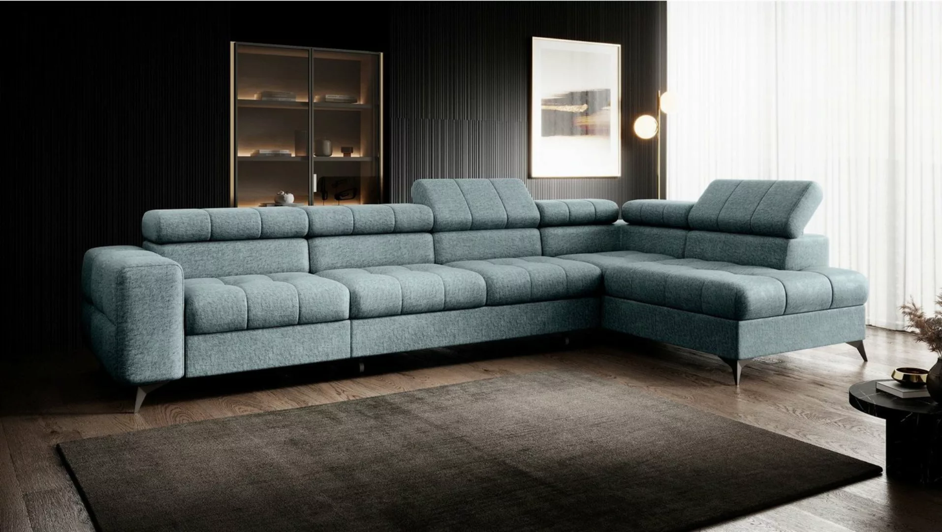 Fun Möbel Ecksofa Schlafsofa Sofa SPARKS MAX in Stoff Infinity, Einstellbar günstig online kaufen