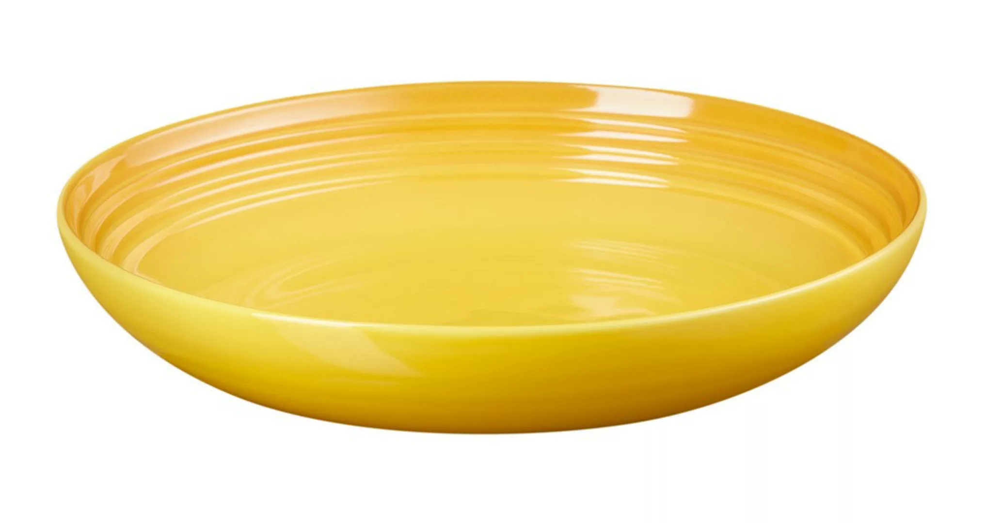 Le Creuset Suppenteller Steinzeug Nectar Gelb 22cm günstig online kaufen